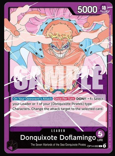 purple donquixote doflamingo deck (op14 060) optcg purple donquixote doflamingo deck (op14 060) optcg