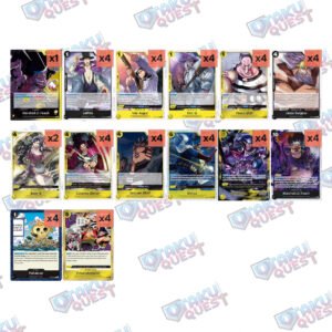 black yellow teach deck (op16 080) optcg
